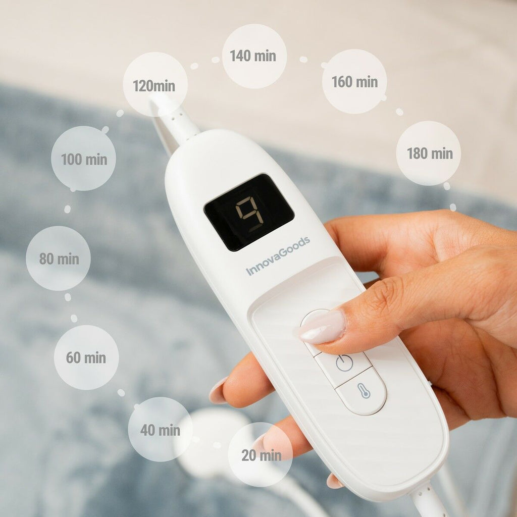 Innovagoods Electric Blanket Elakef Innovagoods Grey 120 X 160 Cm 160 W